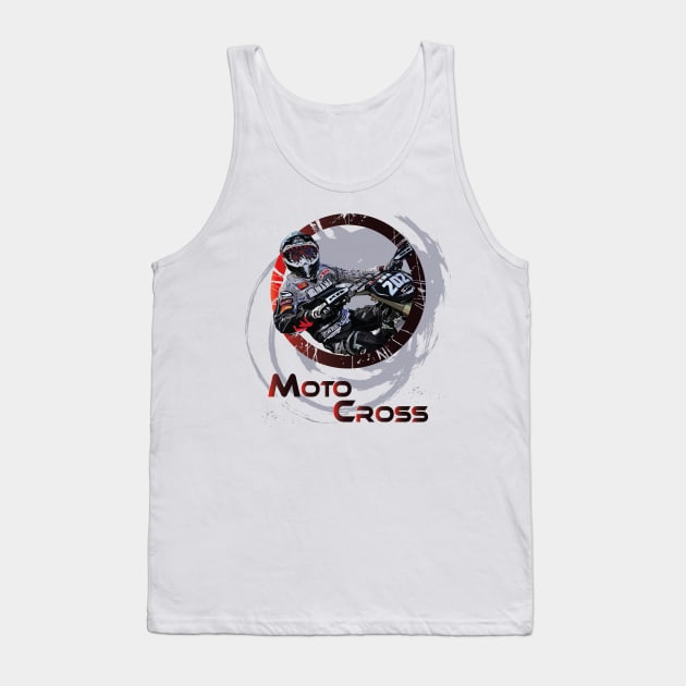 Motocross Tank Top by obscurite